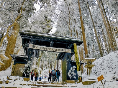 お天気に恵まれ、銀世界がとてもきれいでしたよ。