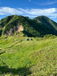 3日目別山を目指して登山道を進む