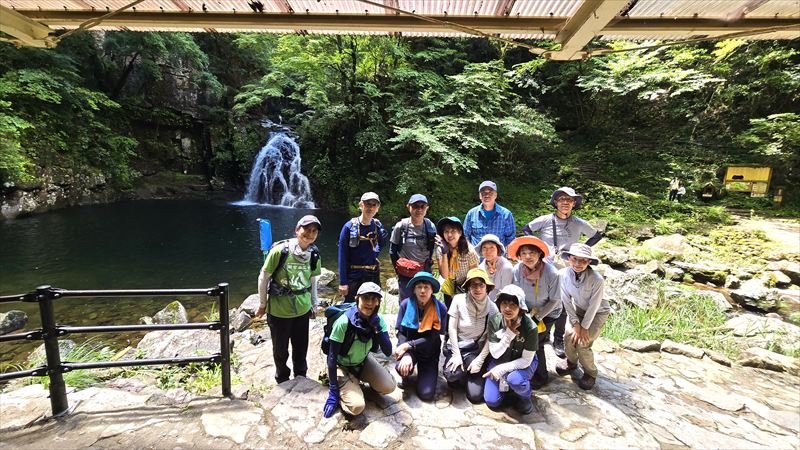 ６月ハイキング部例会　赤目四十八滝