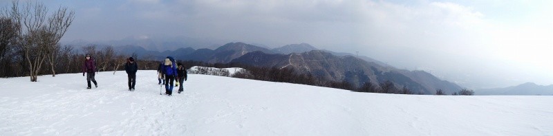 雪はしまっていて、どこでも歩けます