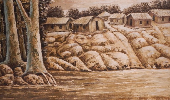 Rocky Village, 45 x 85, 200€