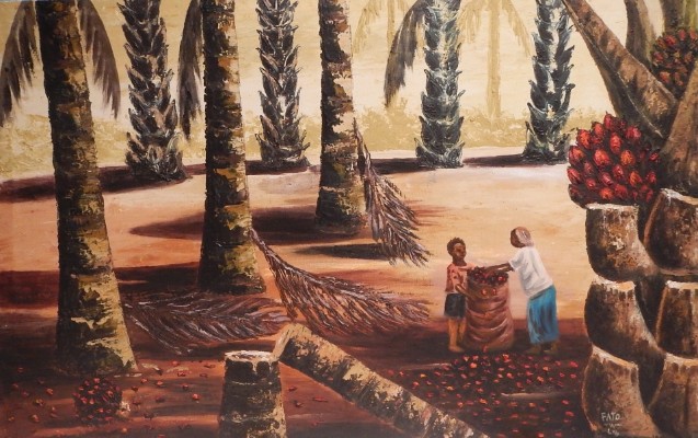 Palm Farm, 50 x 85, 250€