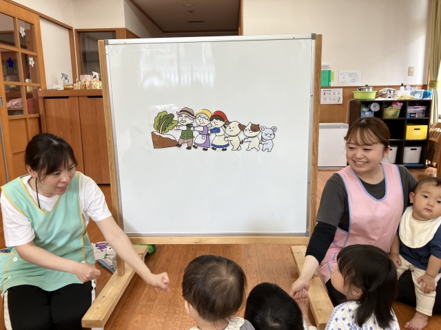 ペープサート「おおきなかぶ」