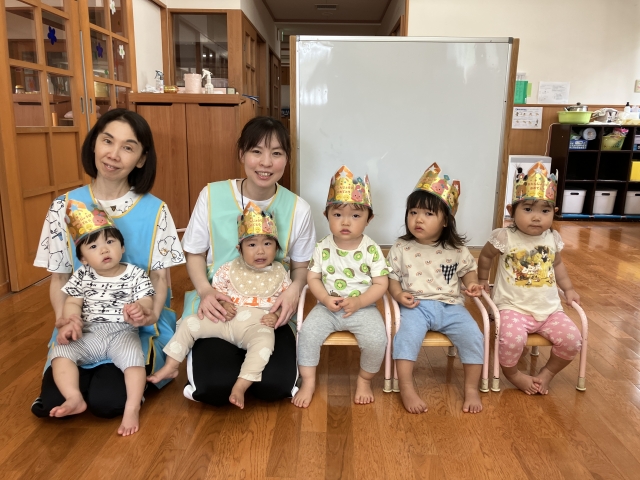 ０～１歳児　ひとつ大きくなりました♡