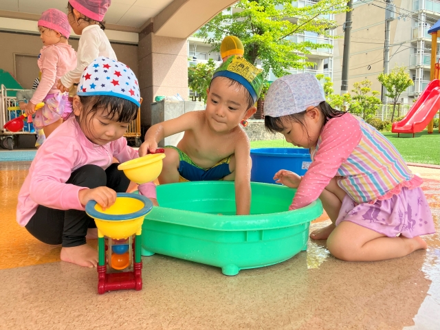 友だちと一緒だと楽しいね！。