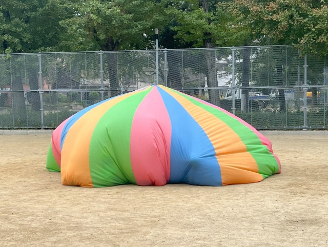 きれいなテントが完成！！
