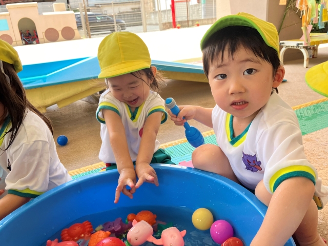 冷たくて気持ち良いね☆