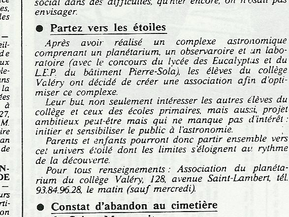 NICE-MATIN (ASSOCIATIONS)