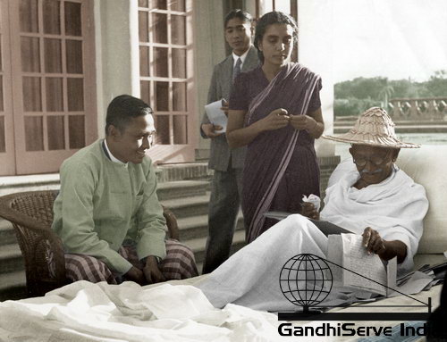 94 - Mahatma Gandhi (Ghandi) - Copyright: GandhiServe India - www.gandhiserveindia.org