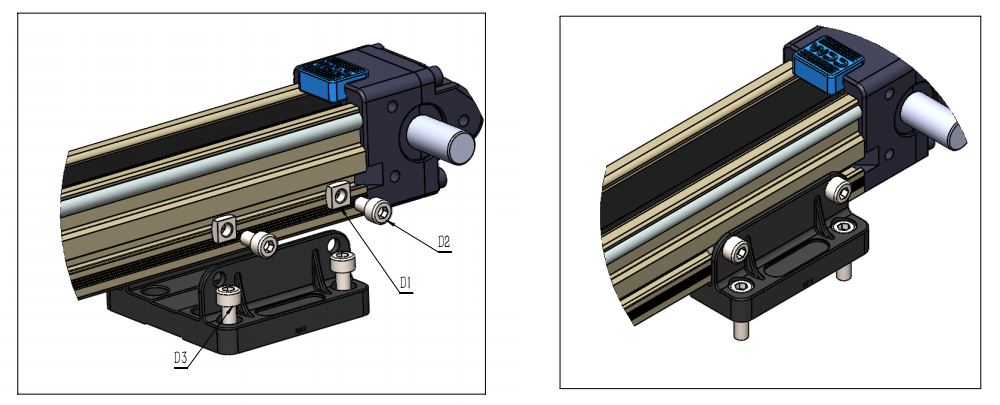 Mounting drawing