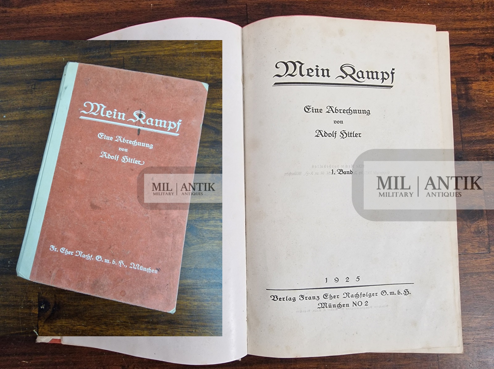 Erstausgabe Mein Kampf 1925 1926 1927