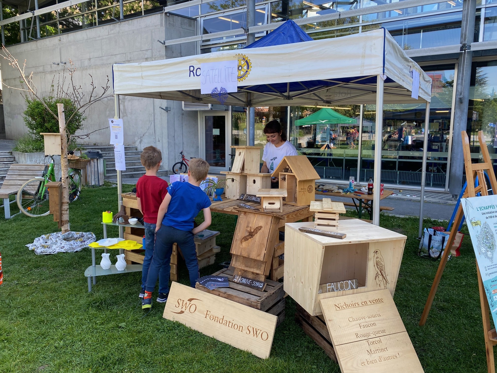 Marché aux plantons