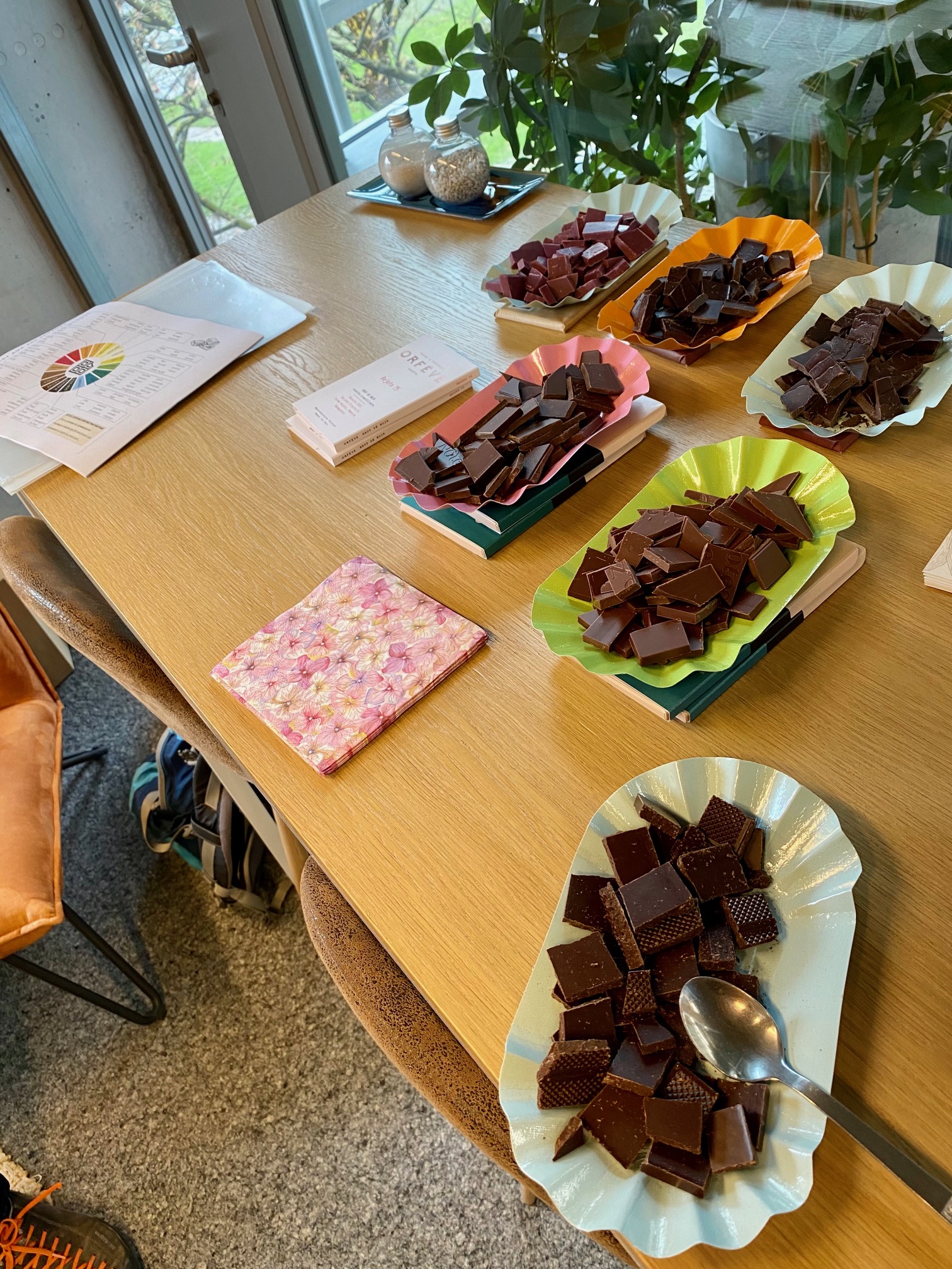 Dégustation de chocolat