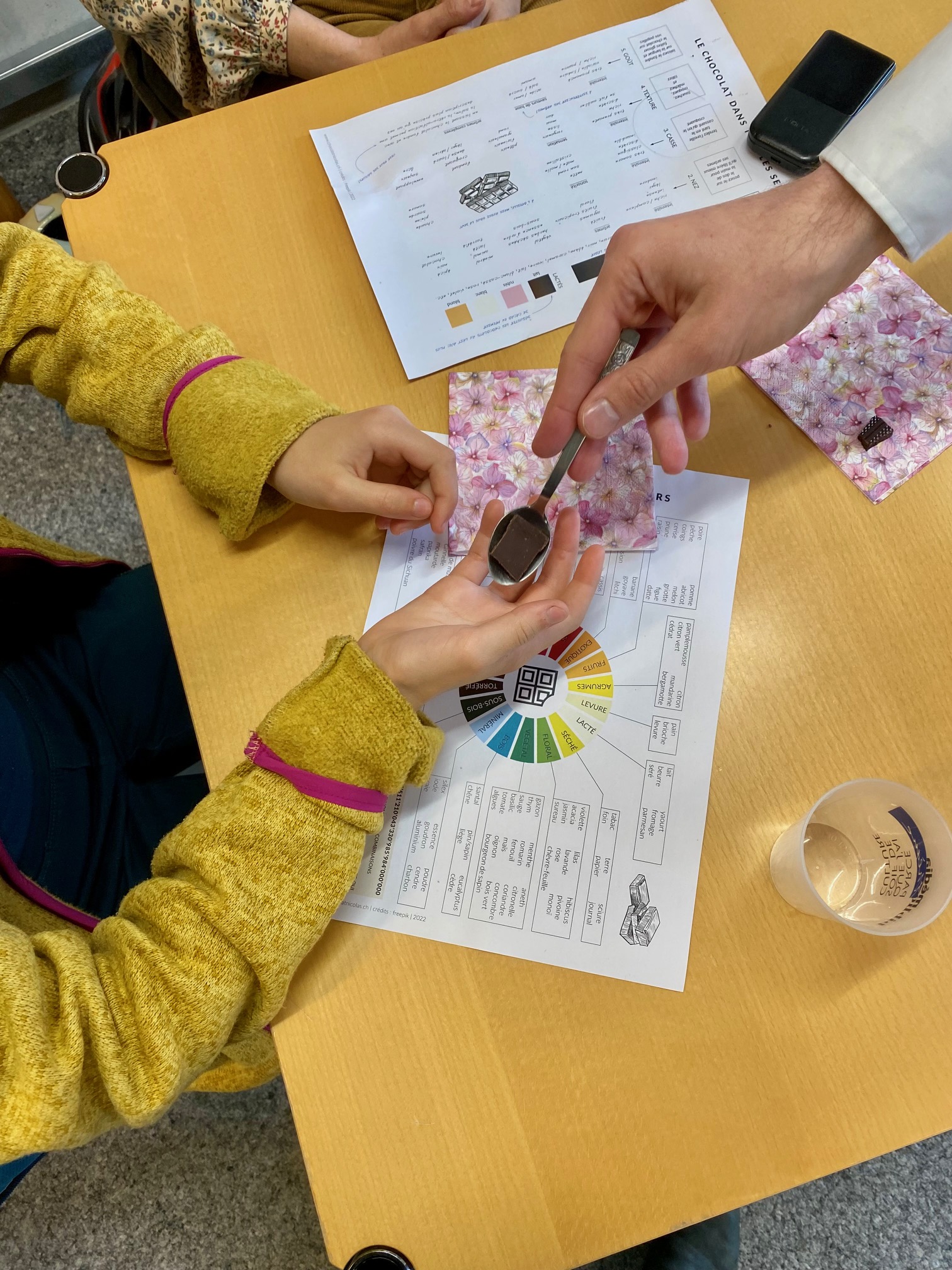 Dégustation de chocolat