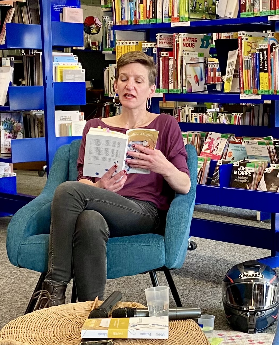 Rencontre avec Marlène Mauris - lecture d'un extrait de "Falcata"