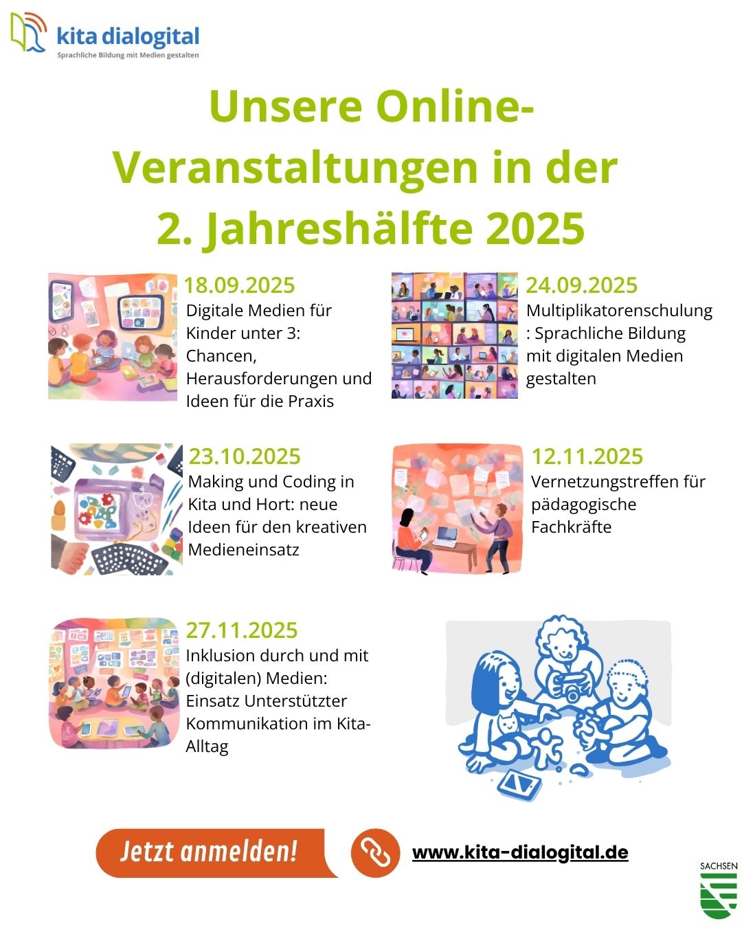 Unsere Online-Veranstaltungen ab September