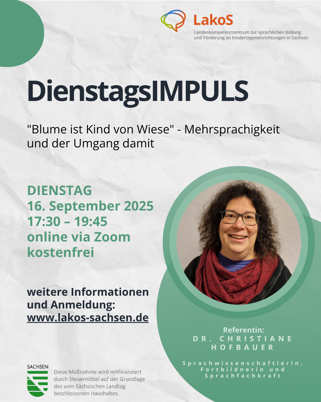DienstagsIMPULSE 2. Jahreshälfte 2025