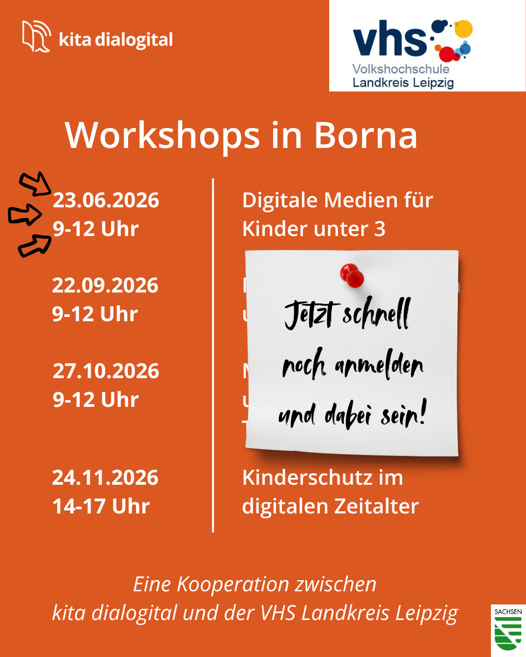 Workshop an der VHS Borna