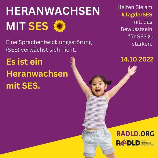 Heranwachsen mit SES - Tag der Sprachentwicklungsstörungen
