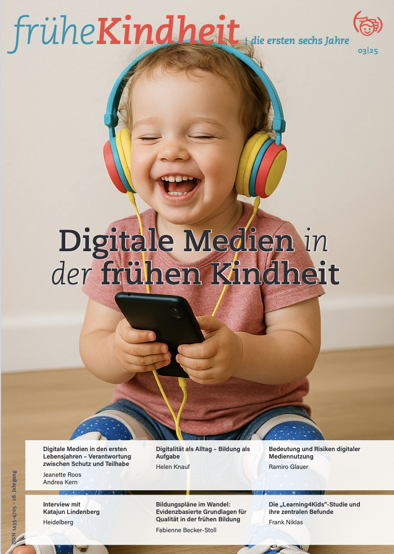 KitaDialogital mit Artikel in der Zeitschrift "frühe Kindheit"