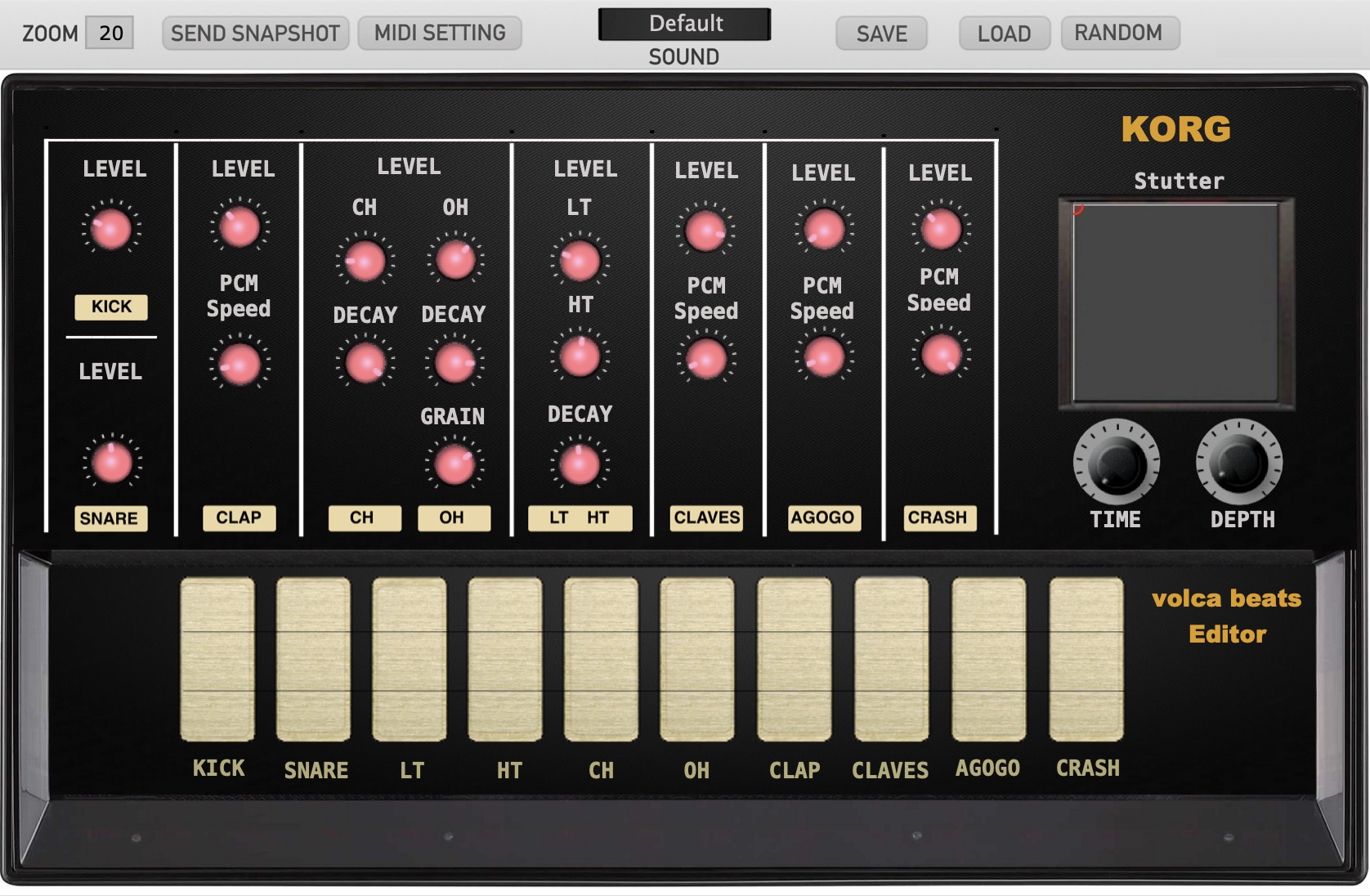 Korg Volca Beats Midi Remote - korg-volca-beatss Webseite!