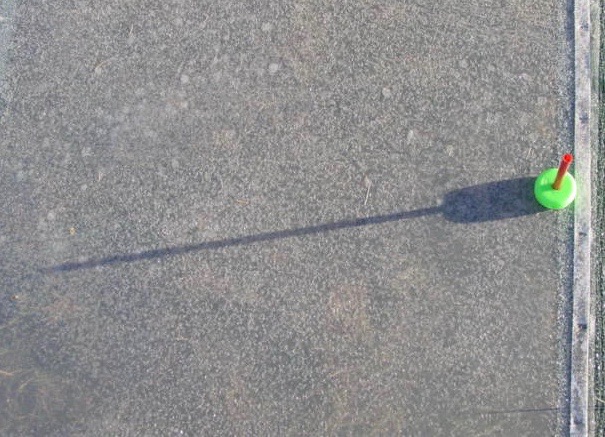 What can measuring shadows tell us about the movement of the earth?
