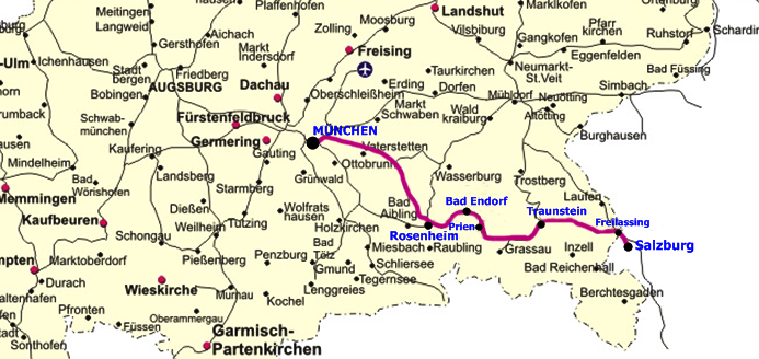 Línea ferroviaria Múnich-Salzburgo