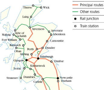Estaciones De Tren En Escocia Viajar En Tren Por Europa