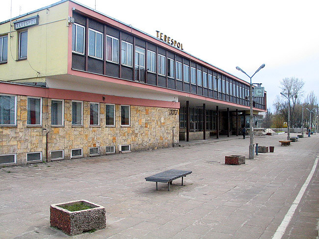 Edificio principal de la estación de Terespol