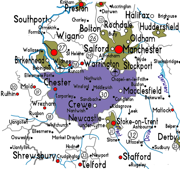 Condado de Chesire, Inglaterra