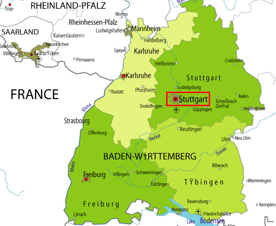 Región de Baden-Württemberg - Stuttgart