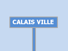 Ayuntamiento desde la estación de Calais-Ville