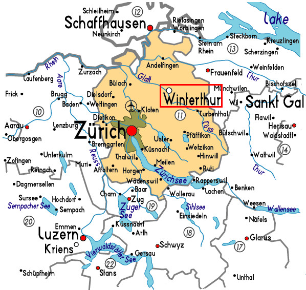 Cantón de Zúrich - Winterthur