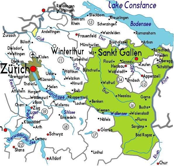 Cantón de St. Gallen