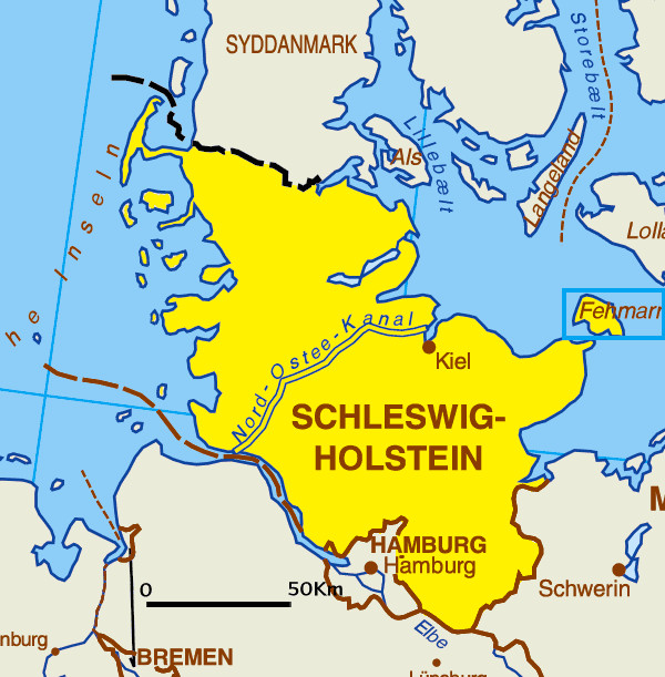 Región de Schleswig-Holstein - Isla de Fehmarn