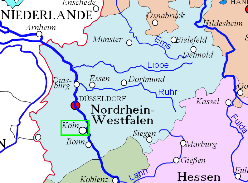Región de Nordrhein-Westfalen