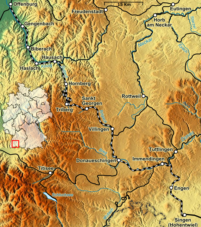 Schwarzwaldbahn o línea de la Selva Negra