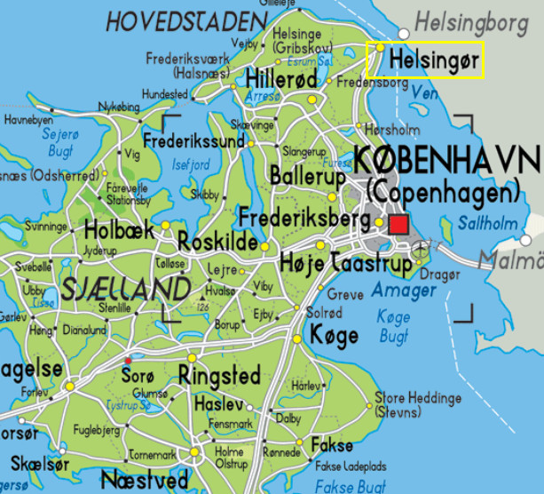 Isla de Sjælland - Helsingør