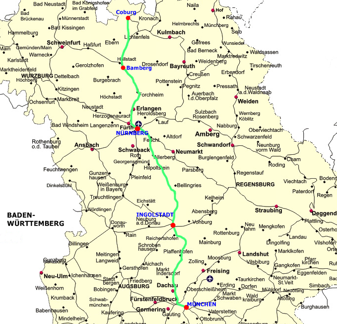 Línea de Alta Velocidad Múnich - Erfurt