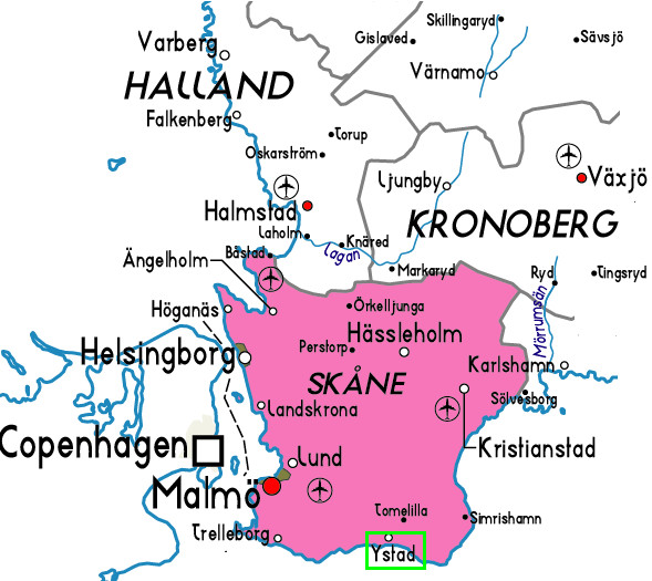 Provincia de Skåne - Ystad