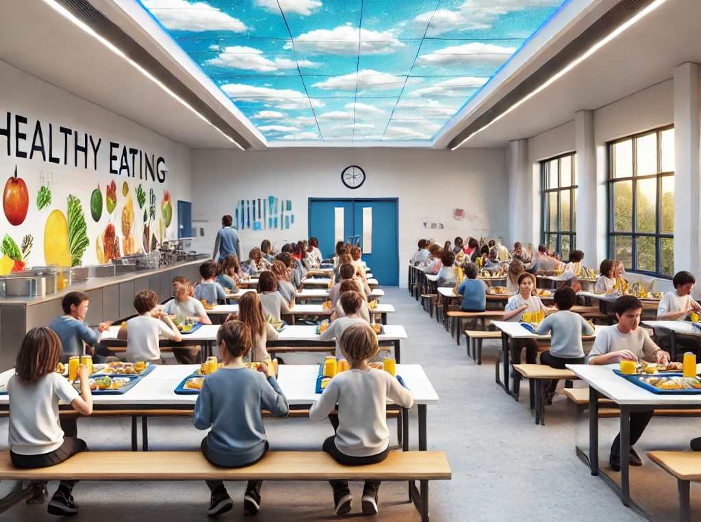Beleuchtung Schulkantine – Mehr Wohlbefinden in der Mittagspause