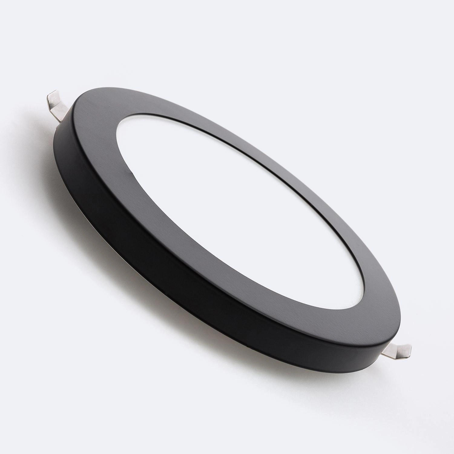 StyleLine LED Panel rund in edlem Tiefschwarz – modernes Design mit wählbarer Farbtemperatur
