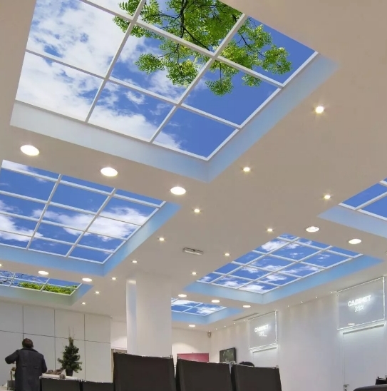 Rahmenkonstruktion 1 80m X 1 80m Set 9 Stuck Aufbaurahmen Led Sky Panels