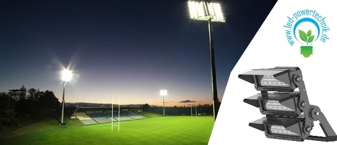 led sportplatz beleuchtung ground pro2 mit bis 600 watt 81 000 lm tageslichtweiss ip65 grosshandel fur gewerbe industriebeleuchtung