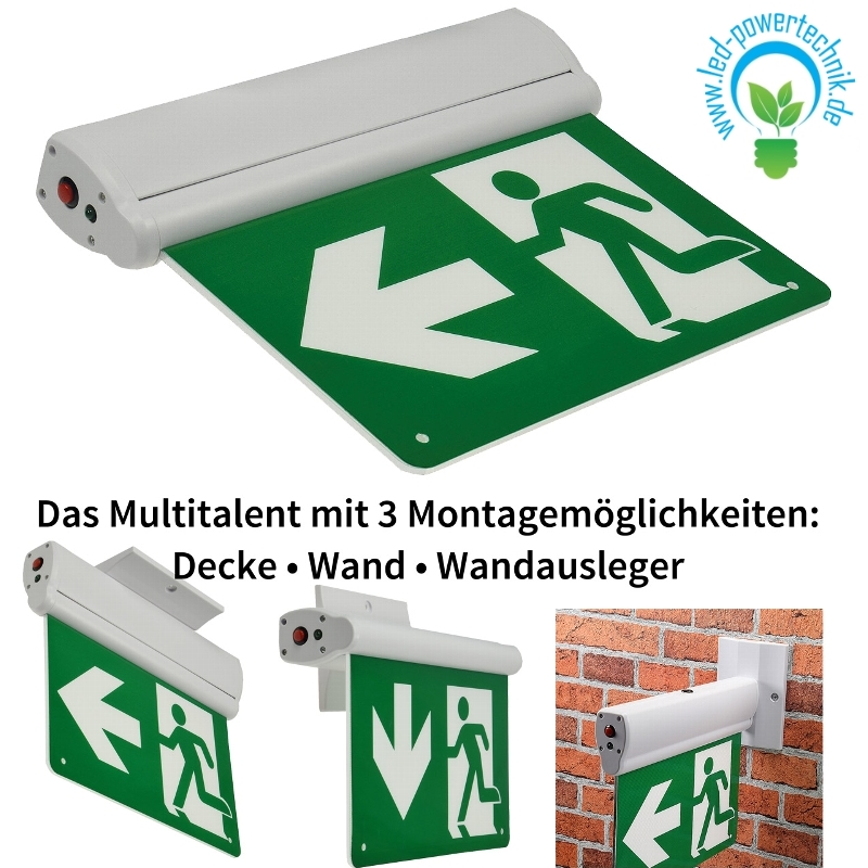 PROFI Notleuchte LED Notlicht Fluchtweg Batterie Akku Lampe Notlampe Beleuchtung PROFI Notleuchte LED Notlicht Fluchtweg Batterie Akku Lampe Notlampe Beleuchtung