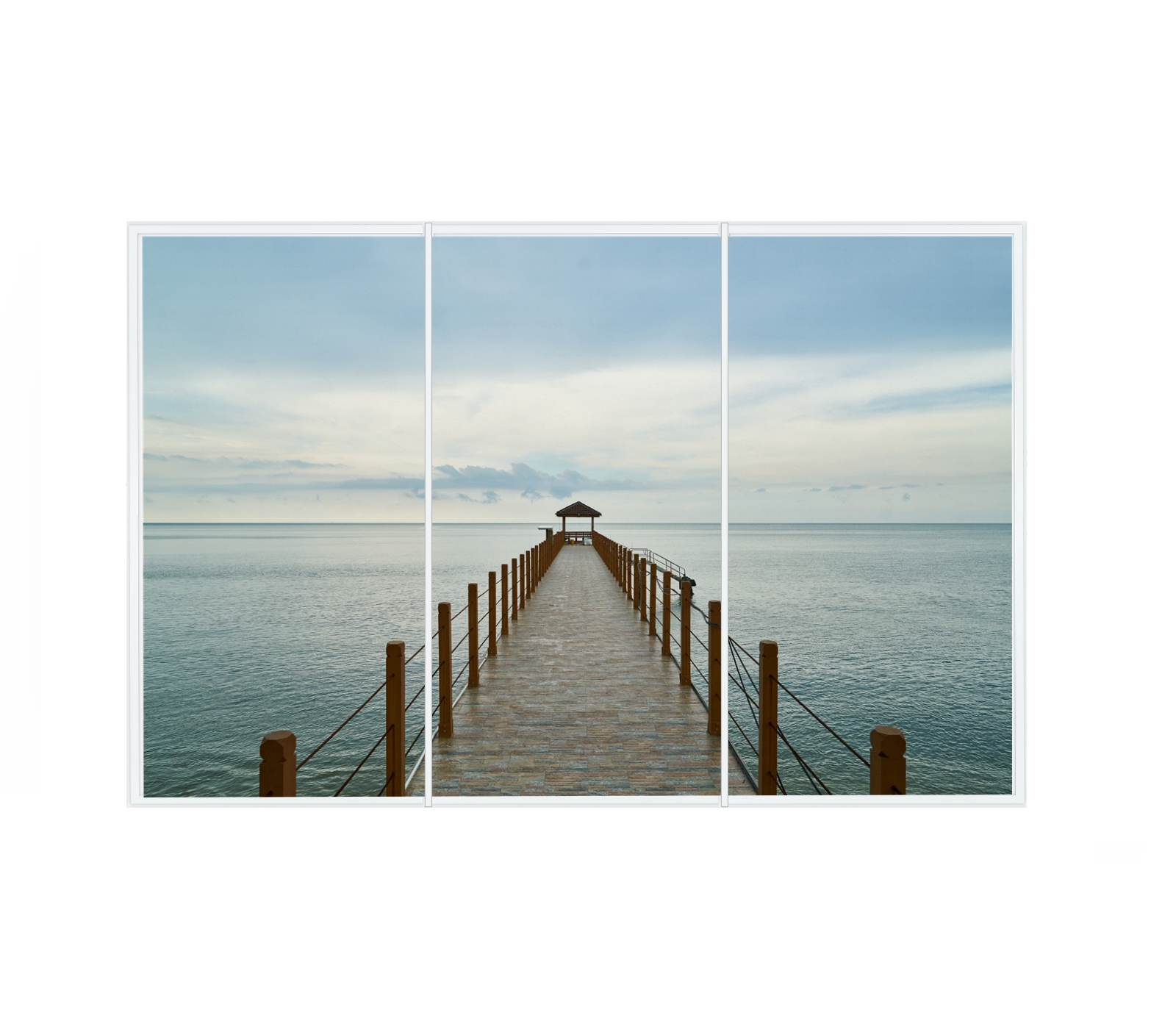 60x120 cm LED-Panels mit Wunschmotiv – bündig in Gipskartondecke eingebaut