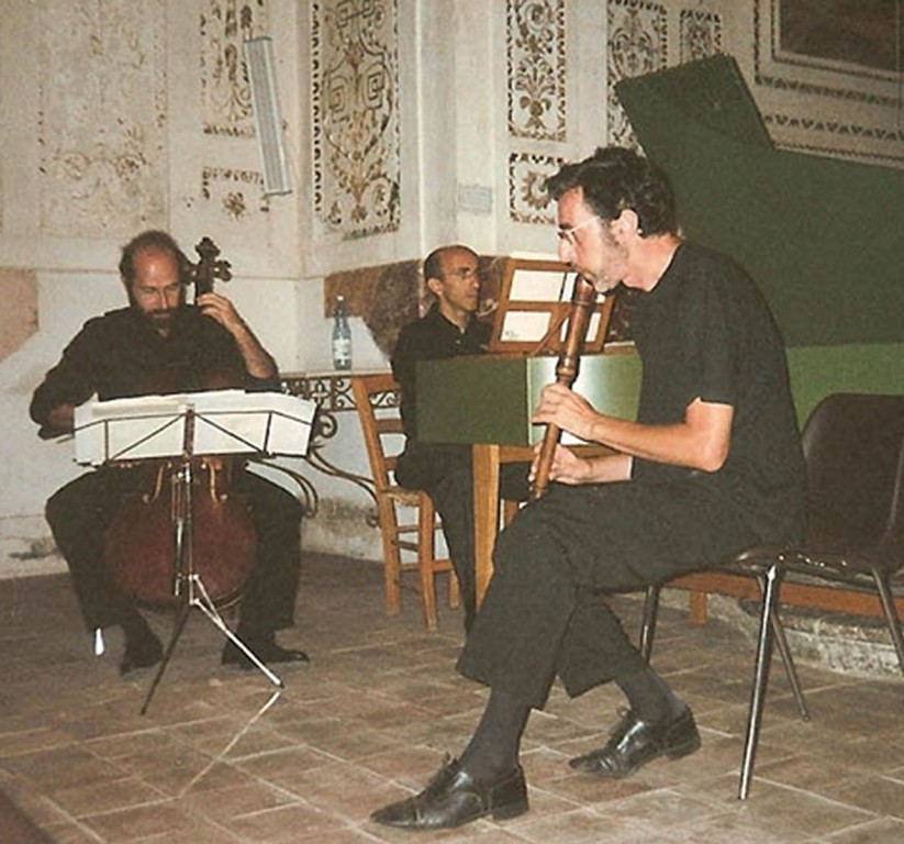 con Piero Cartosio (flauto) e Alessandro Palmeri (cello)