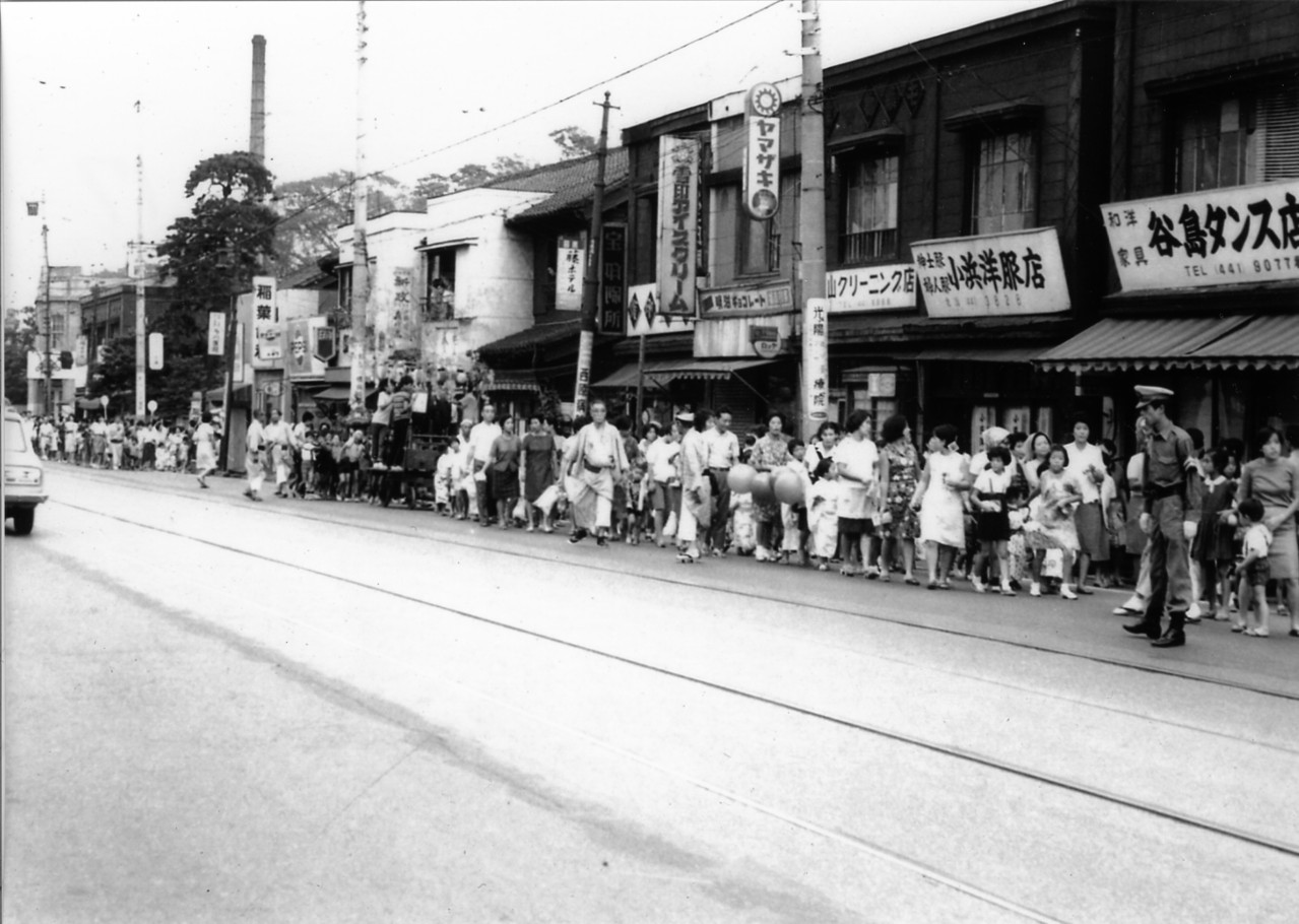 １９６７年　白金台二丁目町会、日吉坂町会の祭礼山車
