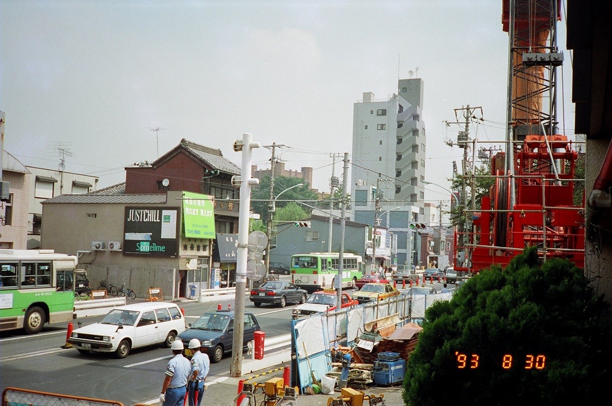 １９９３年８月　NTT側の駅工事の開始