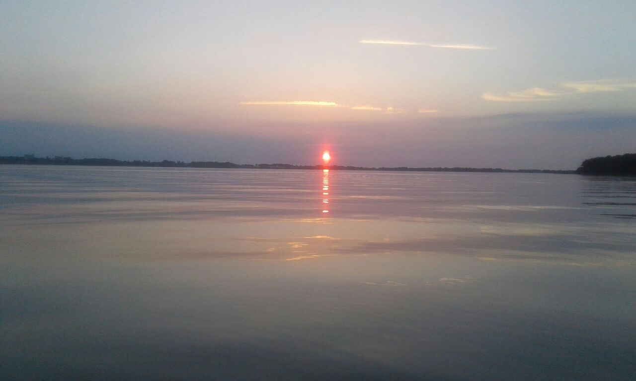 Sonnenuntergang am Neuendorfer See